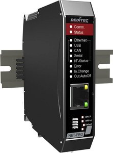 Moduł wielofunkcyjny Deditec NET-CPU-PRO-CS CAN Bus, USB, Ethernet, RS-232, RS-485 7 V, 24 V