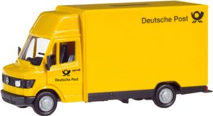 Model ciężarówki Herpa 094207 H0 Mercedes Benz 207D Kögel Deutsche Post