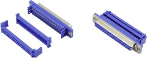 Złącze żeńskie D-Sub Connfly DS1036-09FPU2PX-YT, rzędy: 2, styki: 9, 180 °, 1 szt.