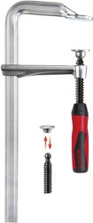 Ścisk śrubowy ślusarski stalowy GZ-2K 250/120 Bessey GZ25-2K Maksymalna rozpiętość:250 mm Posuw:120 mm