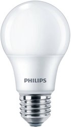Żarówka LED Philips zastępuje 60 w, E27, ciepła biel (2700 K), 806 lumenów, standardowy kształt, 4 sztuki Żarówka LED Philips Lighting 77463900 E-27 8 W = 60 W 806 lm ciepła biel 4 szt.