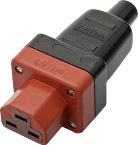 Złącze męskie IEC Kalthoff 444 444008, styki: 2 + PE, 250 V, 16 A, 1 szt.