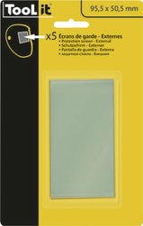 Szyba zamienna do hełmu do spawania Toolit JUNON 9-13 5er 040854  5 szt.