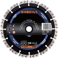 Rhodius 304465 LD300 Tarcza tnąca diamentowa Średnica 230 mm Średnica otworu 22.23 mm beton 1 szt.