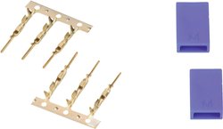 Wtyczka Modelcraft JR, niebieska, 2 szt.