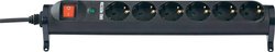 Listwa zasilająca z ochroną przepięciową Renkforce 615F-CMB-S 6x Ilość gniazdek: 6