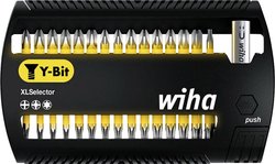 Zestaw bitów Wiha XLSelector Y-Bit 25 mm Phillips, Pozidriv, TORX® 30 szt. 1/4 '' Bity Wiha  41832 1 zest. krzyżakowy Phillips, krzyżakowy Pozidriv, TORX Plus