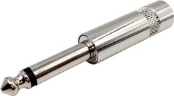 Złącze męskie jack 6,35 mm TRU COMPONENTS 1408828, niklowany, złącze męskie proste, 1 szt.