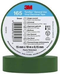 Taśma izolacyjna 3M Temflex™ 165 165GR1E Temflex™ 165 (D x S) 10 m x 15 mm 10 m 1 szt.