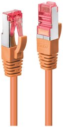 kabel LAN LINDY 47810, 1 szt., RJ45, CAT 6, S/FTP, 3.00 m, pomarańczowy