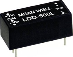 Mean Well  Sterownik LED  Stałonaprądowy  700 mA 2 - 28 V/DC Ściemniacz 1 szt.