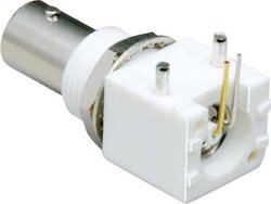 Złącze BNC TRU COMPONENTS  1582629 złącze żeńskie do wbudowania poziomego 75 Ω 1 szt.