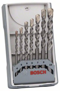 Zestaw wierteł do betonu Bosch Accessories CYL-3 2607017082 4 mm, 5 mm, 6 mm, 6 mm, 7 mm, 8 mm, 10 mm 1 zest.