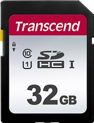 Karta pamięci SDHC Transcend TS32GSDC300S, 32 GB, Class 10, UHS-I, UHS-Class 1, 95 MB/s / 20 MB/s