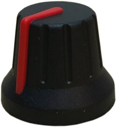 Pokrętło PSP 49009-R 49009-R, ze wskaźnikiem, (Ø x W) 18.8 mm x 15.24 mm, 1 szt.