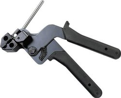 Szczypce do opasek kablowych do opasek ze stali nierdzewnej HellermannTyton KST-STG200-MET-BK/ML 110-09950, 12.30 mm