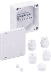 Puszka instalacyjna Spelsberg WK 040-4, IP54, (D x S x W) 87 x 87 x 45 mm, szary, 1 szt.