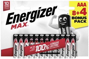 Bateria AAA/R03 Energizer Max  1.5 V 12 szt.