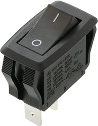 Przełącznik kołyskowy TRU COMPONENTS 1588067, 250 V/AC, 16 A, 1 x wył/wł, zatrzask, 1 szt.