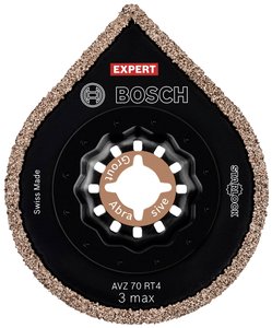 EXPERT 3 max AVZ 70 RT4 Płytka do usuwania fug do narzędzi wielofunkcyjnych, 70 mm, 10 sztuk Narzędzie do czyszczenia fug Bosch Accessories EXPERT 3 max AVZ 70 RT4 2608900042  10 szt.