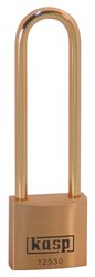 Kłódka Kasp K12530L70BD 30 mm Zamykana na klucz   z zamkiem kluczykowym