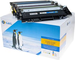 Kaseta z tonerem G&G, zestaw 4 szt., czarna, cyjan, magenta, żółty i zastępuje Samsung CLT-P406C Toner G&G 15007, 1 zest.