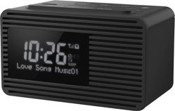 Panasonic RC-D8EG-K radiobudzik DAB + (funkcja ładowania USB, przycisk drzemki, wyłącznik czasowy, przycisk ulubionych) czarny Radiobudzik Panasonic RC-D8EG-K DAB+, UKW  czarny
