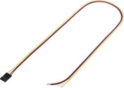 Konfekcjonowany kabel, całkowita ilość biegunów 4 1244004 Raster: pin 2,54 mm 1 szt.