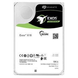 Seagate Exos X18 12 TB  Dysk twardy wewnętrzny, 3,5'' (8,9 cm) SATA III ST12000NM000J Opakowanie zastępcze
