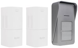 Byron DIC-21525  Interkom radiowa kompletny zestaw  biały