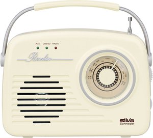 Radio przenośne Silva Schneider Mono 1965 UKW wielokrotne ładowanie beżowy