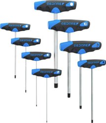 2142 T-008 - GEDORE - Zestaw wkrętaków sześciokątnych, 2-komponentowa rękojeść T, 8 sztuk Zestaw kluczy imbusowych Gedore 2142 T-008 3037428