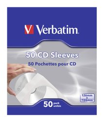 Pokrowiec na płyty CD Verbatim CD-DVD PAPER SLEEVES 50 PACK 49992, 50 szt.