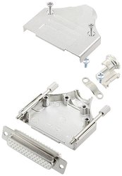 Zestaw listew żeńskich D-Sub encitech MHDM-25-HDS44-W-K 6355-8059-13, rzędy: 3, styki: 44, 180 °, 1 szt.