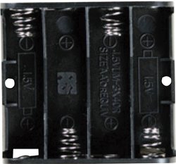 Komora baterii Takachi SN34S 4 x AA, złącze zatrzaskowe, (D x S x W) 61.9 x 57.2 x 15 mm