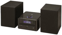 REFLEXION HIF79FM Mikrowieża stereo HiFi Kompaktowy zestaw z radiem FM, CD, Bluetooth, USB i AUX Miniwieża Reflexion HIF79FM  czarny