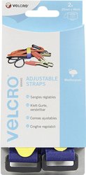 Taśma rzepowa z paskiem element z pętelkami i haczykami (D x S) 460 mm x 25 mm niebieski VELCRO® VEL-EC60328 2 szt.