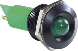 Lampka sygnalizacyjna LED APEM Q19P1BXXG24AE Q19P1BXXG24AE, 24 V/DC, 24 V/AC, 19 mm