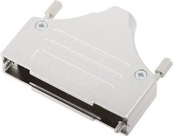 Obudowa złącza D-SUB encitech MHDM37-K 6560-0136-04, metal, 180 °, 1 szt.