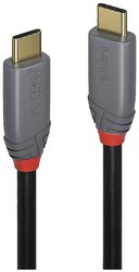 Kabel USB LINDY, USB 3.2 Gen2x2, Złącze męskie USB-C®, Złącze męskie USB-C®, 1.50 m