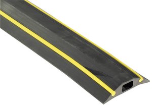 Listwa ochronna do kabli Snap Fit HAZ Vulcascot VUS-017, (D x S x W) 3000 x 68 x 15 mm, czarny, Zawartość: 1 szt.