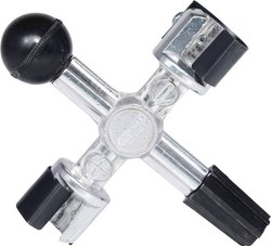 Skrzyżowanie bieguna akumulatora i routera do czyszczenia terminali KS Tools 700.1195 700.1195