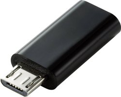 Przejściówka, adapter USB Renkforce RF-4472838, [1x złącze męskie Micro-B USB 2.0 - 1x złącze żeńskie USB-C]