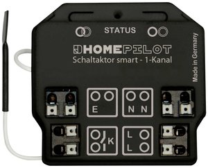 Aktor przełączający HOMEPILOT smart - 1-kanałowy Element wykonawczy HOMEPILOT 11941001, 1 szt.