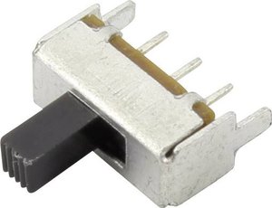 TRU COMPONENTS CSS-1202 Przełącznik suwakowy 50 V/DC 0.3 A 1 x wył/wł  1 szt.
