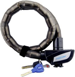 Zapięcie rowerowe FISCHER FAHRRAD, 85861, czarny, Zapięcie kluczykowe