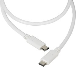 Kabel USB Vivanco DCVVUSBCC12W, USB 2.0, Złącze męskie USB-C®, Złącze męskie USB-C®, 1.20 m