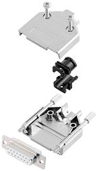 Zestaw listew żeńskich D-Sub encitech DTPK-M-15-DMS-W-K 6355-8031-12, rzędy: 2, styki: 15, 180 °, 1 szt.