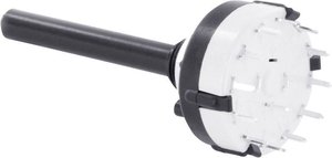 Przełącznik obrotowy TRU COMPONENTS TC-DS2X6P, 0.35 A, Pozycje przełączenia 6, 5 x 30 °, 1 szt.