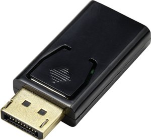Przejściówka, adapter HDMI, DisplayPort Renkforce RF-4746622 RF-4746622, [1x złącze męskie DisplayPort - 1x złącze żeńskie HDMI]